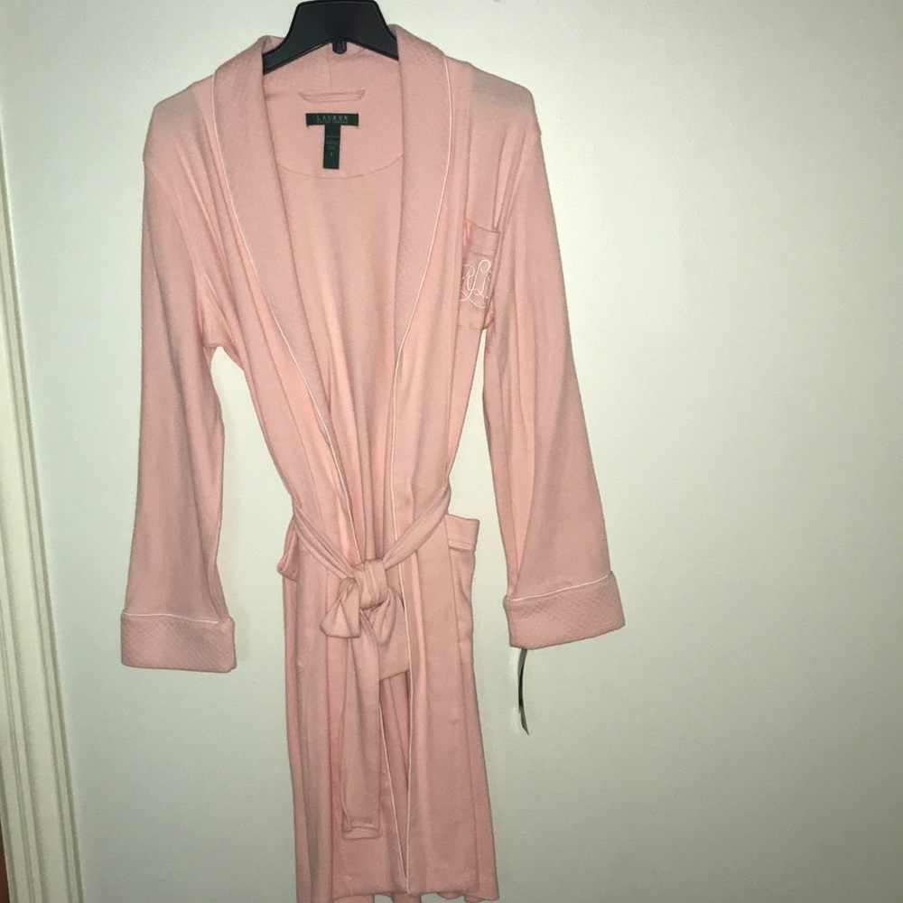 pink ralph lauren robe - NWT